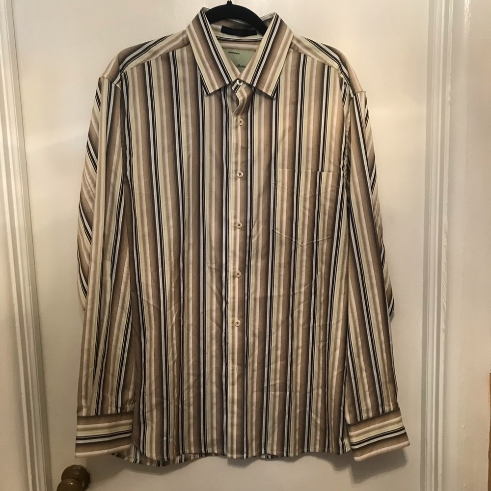 Tommy Bahama Men's Button-Down Shirt Size Large